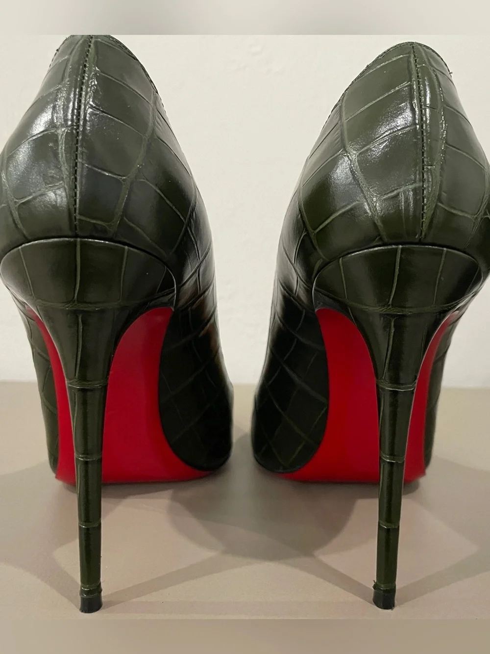 Green Christian Louboutin Kate 100 size 39